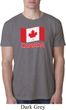 Distressed Canada Flag Mens Burnout Shirt