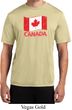 Distressed Canada Flag Mens Moisture Wicking Shirt