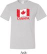 Distressed Canada Flag Mens Tall Shirt