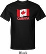 Distressed Canada Flag Mens Tall Shirt