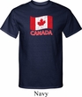 Distressed Canada Flag Mens Tall Shirt