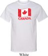 Distressed Canada Flag Mens Tall Shirt