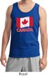Distressed Canada Flag Mens Tank Top