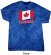 Distressed Canada Flag Mineral Tie Dye Shirt