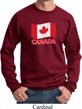 Distressed Canada Flag Sweatshirt