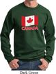 Distressed Canada Flag Sweatshirt
