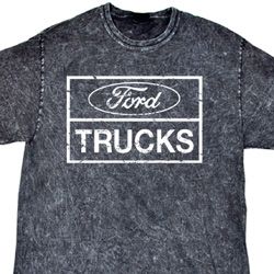 Distressed Ford Trucks Adult Mineral Tie Dye Shirt Distressed Ford Trucks Adult Mineral Tie Dye Shirt