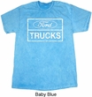 Distressed Ford Trucks Adult Mineral Tie Dye Shirt