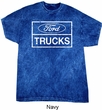 Distressed Ford Trucks Adult Mineral Tie Dye Shirt