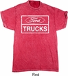 Distressed Ford Trucks Adult Mineral Tie Dye Shirt