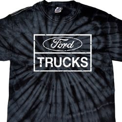 Distressed Ford Trucks Adult Spider Tie Dye Shirt Distressed Ford Trucks Adult Spider Tie Dye Shirt