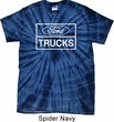Distressed Ford Trucks Adult Spider Tie Dye Shirt