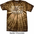 Distressed Ford Trucks Adult Spider Tie Dye Shirt