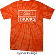Distressed Ford Trucks Adult Spider Tie Dye Shirt
