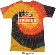 Distressed Ford Trucks Adult Tie Dye Shirt