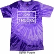 Distressed Ford Trucks Adult Tie Dye Shirt