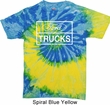 Distressed Ford Trucks Adult Tie Dye Shirt