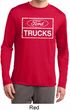 Distressed Ford Trucks Mens Dry Wicking Long Sleeve Shirt