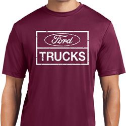 Distressed Ford Trucks Mens Moisture Wicking Shirt Distressed Ford Trucks Mens Moisture Wicking Shirt