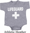Distressed Lifeguard Baby Onesie