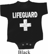 Distressed Lifeguard Baby Onesie