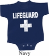 Distressed Lifeguard Baby Onesie