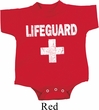 Distressed Lifeguard Baby Onesie