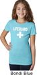 Distressed Lifeguard Girls Shirt