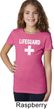 Distressed Lifeguard Girls Shirt