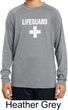 Distressed Lifeguard Kids Dry Wicking Long Sleeve Shirt