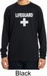 Distressed Lifeguard Kids Dry Wicking Long Sleeve Shirt