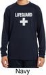 Distressed Lifeguard Kids Dry Wicking Long Sleeve Shirt