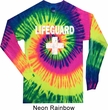 Distressed Lifeguard Long Sleeve Tie Dye Shirt