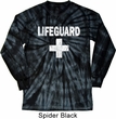Distressed Lifeguard Long Sleeve Tie Dye Shirt