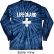 Distressed Lifeguard Long Sleeve Tie Dye Shirt