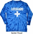 Distressed Lifeguard Long Sleeve Tie Dye Shirt