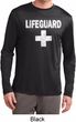 Distressed Lifeguard Mens Dry Wicking Long Sleeve Shirt