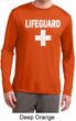 Distressed Lifeguard Mens Dry Wicking Long Sleeve Shirt