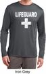 Distressed Lifeguard Mens Dry Wicking Long Sleeve Shirt