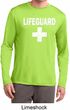 Distressed Lifeguard Mens Dry Wicking Long Sleeve Shirt