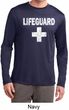 Distressed Lifeguard Mens Dry Wicking Long Sleeve Shirt