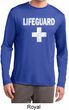 Distressed Lifeguard Mens Dry Wicking Long Sleeve Shirt