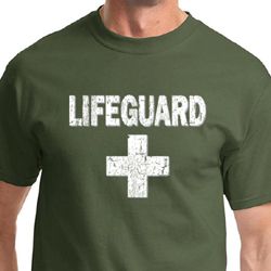 Distressed Lifeguard Mens Shirts