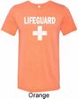 Distressed Lifeguard Mens Tri Blend Crewneck Shirt