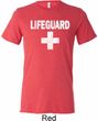 Distressed Lifeguard Mens Tri Blend Crewneck Shirt