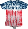 Distressed Lifeguard Patriotic Tie Dye Shirt