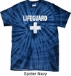 Distressed Lifeguard Spider Tie Dye Shirt