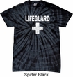 Distressed Lifeguard Spider Tie Dye Shirt
