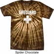 Distressed Lifeguard Spider Tie Dye Shirt