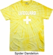Distressed Lifeguard Spider Tie Dye Shirt